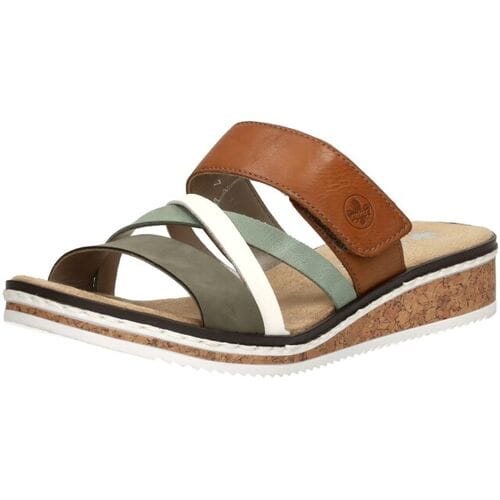 Sandalen met hakken Rieker Open Teen Open Teen - groen - Maat