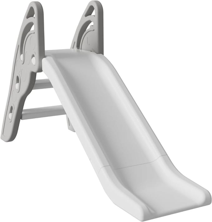 CRLYN® Glijbaan Peuter - Vrijstand met Trap - Buiten - Grijs