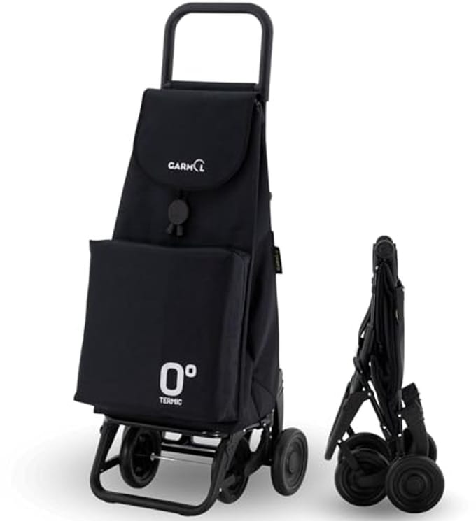 Winkelwagen 66L Zwart - Ruimtelijk en Praktisch