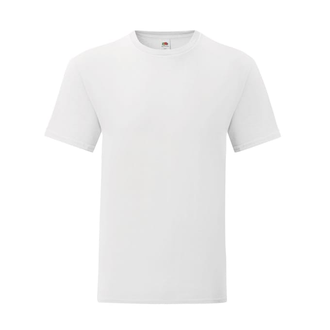 Fruit of the Loom Heren Iconisch T-Shirt (Wit)