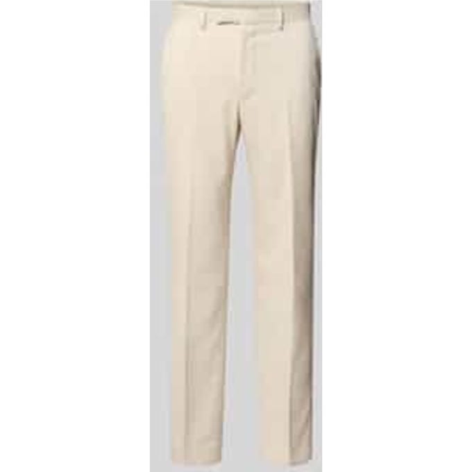 slim fit pantalon met bandplooien
