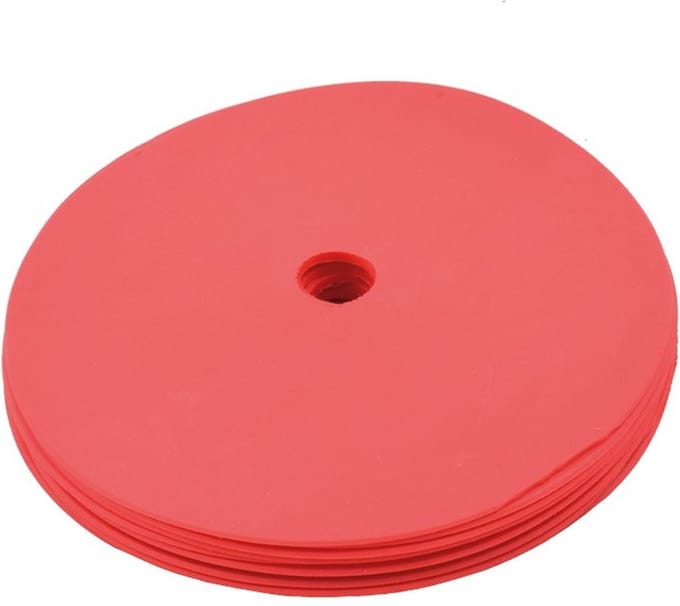 Vloermarkering set 10 stuks Cawila - Rood