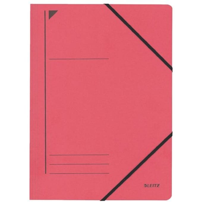 LEITZ® hoekmap, DIN A4, elastische sluiting, rood
