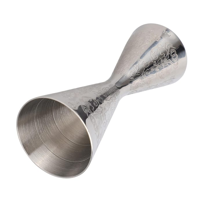 30ml 45ml Mooie Roestvrijstalen Jigger met Schaal Drank Wijn Maatbeker Baraccessoires white