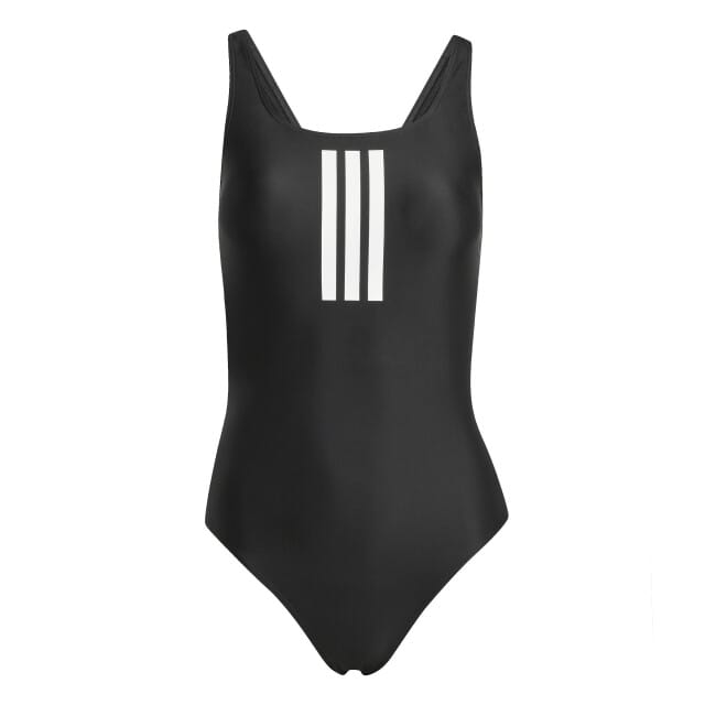 Adidas Performance 3-Stripes V-Back Badpak - Dames - Zwart