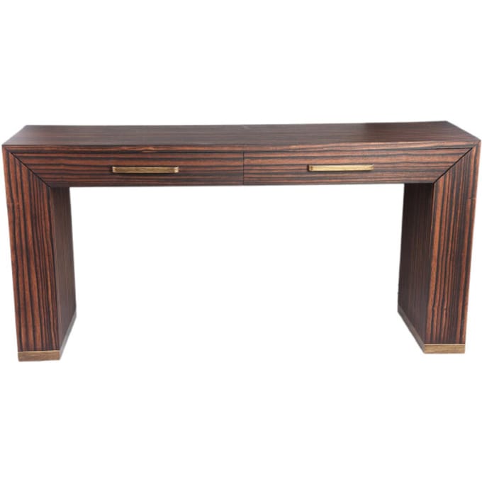PTMD - Bijzettafel Tiess - Bruin - 165x45x81cm