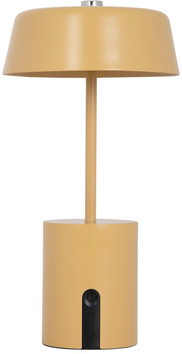 Leitmotiv Tafellamp Elemental - Okergeel - Ø12cm - Modern