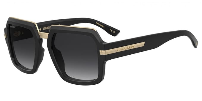 Dsquared2 D2 0159/S Black 55/21/145 MAN Zonnebrillen