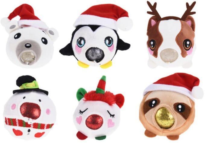 Knijpfiguur kerst speelgoed - kerst knijpspeeltje voor kinderen.