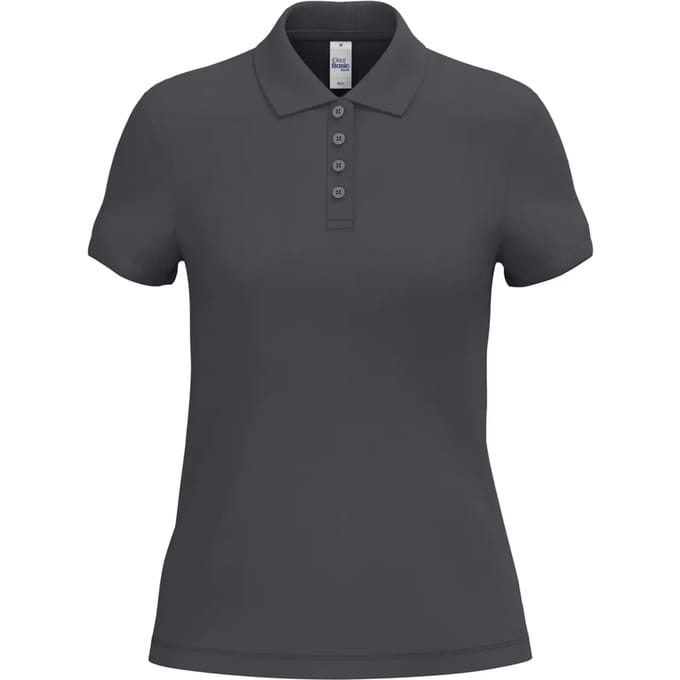 Biologisch pique polo voor dames iDeal Basic Brand