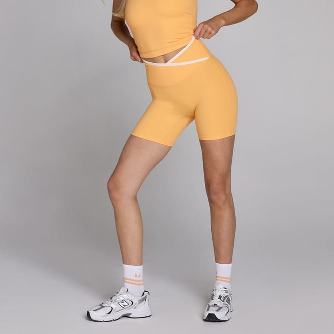 MP Dames Tempo Contrast Short - Peach - S
