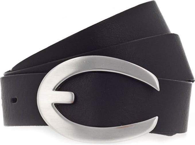 Vanzetti Leren Riem 33mm Leather Belt W75 Black Zwart