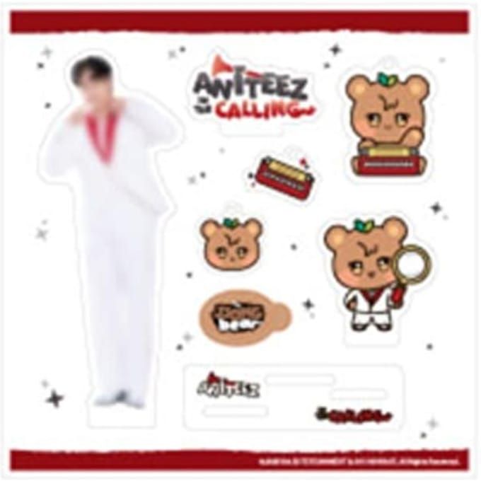 ATEEZ - [ANITEEZ IN THE CALLING] Acryl DIY Kit JONGHO x JJONGbear