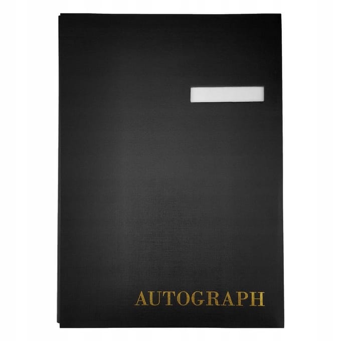 D.rect Autograph Map met 20 Vakken - Zwart
