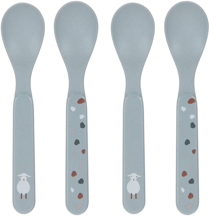 Lässig Tiny Farmer Sheep / Goose Lepel Set Blue