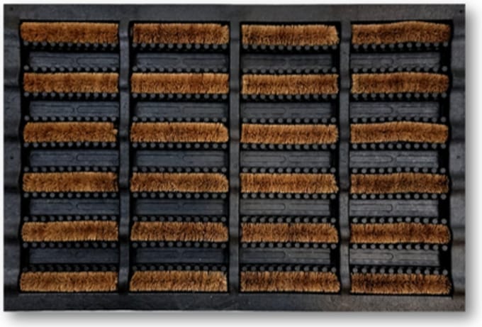 Deurmat met kokos borstels - 40x60 cm