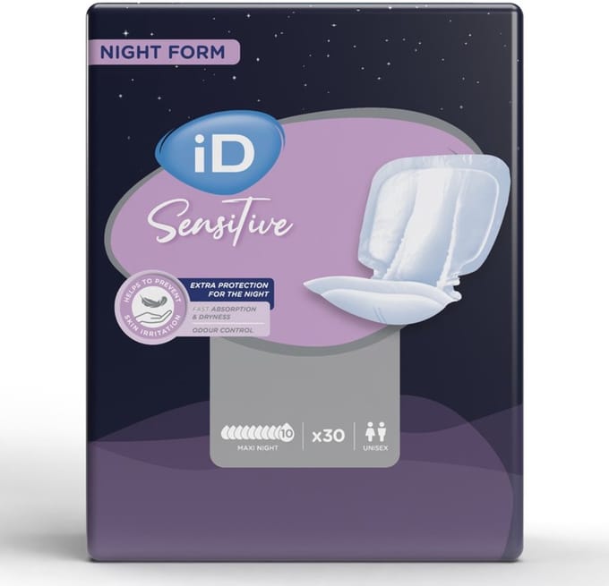 iD Sensitive Form Maxi Night - 1 pak van 30 stuks