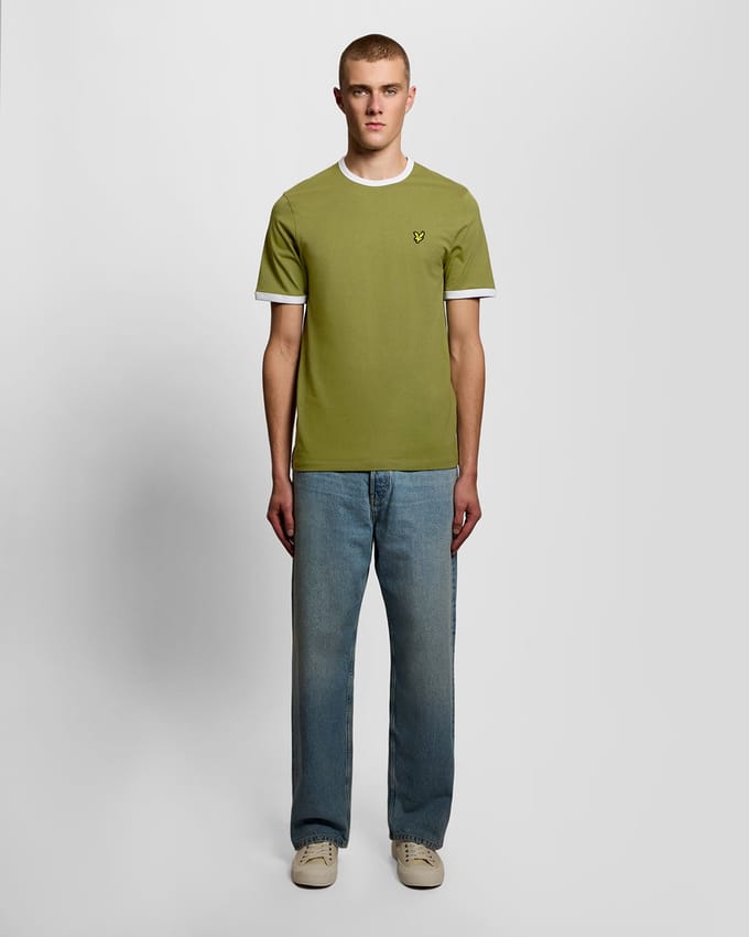 Lyle & Scott Ringer Shirt Heren - Maat M