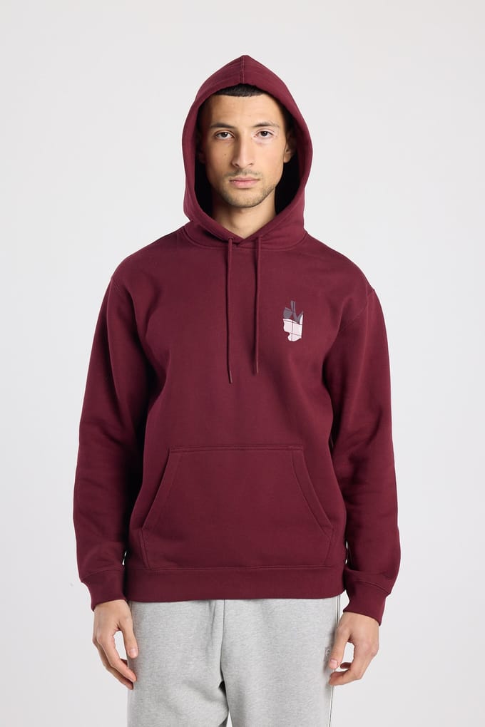 America Today Spencer Hood Cranberry Maat: M | Sweaters Outlet | Heren | Roze