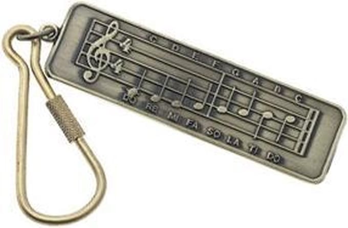 Sleutelhanger muziekbalk