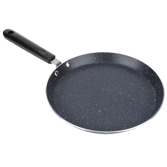 Anti-aanbak koekenpan Radiant-koker Inductiekookplaat Kookgerei voor ontbijt pannenkoek gray