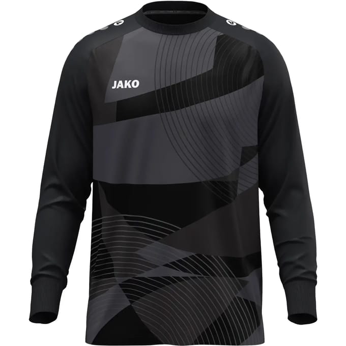 Jako River Keepershirt Lange Mouw Kinderen - Zwart | Maat: 164