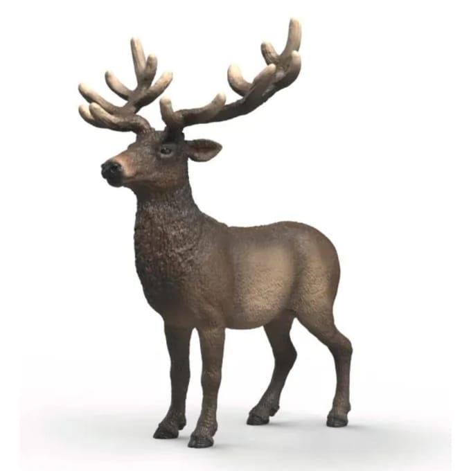 Schleich Wild Life Amerikaans Edelhert speelfiguur realistisch speelgoed.