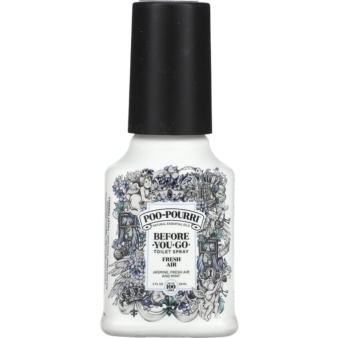 Poo-Pourri, Non-Toxic, Toilet Spray, Fresh Air, 59 Ml (2 Fl Oz)