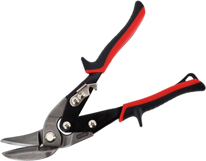 Awtools AW22000 - Linkshandige Plaatschaar - Ergo Handvat - Zwaar- en Duurzaam
