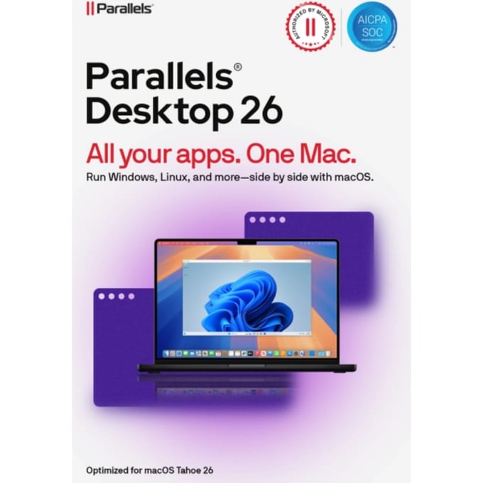 Parallels Desktop 26 MAC Standaard onbeperkte duur zonder Windows 11 Pro