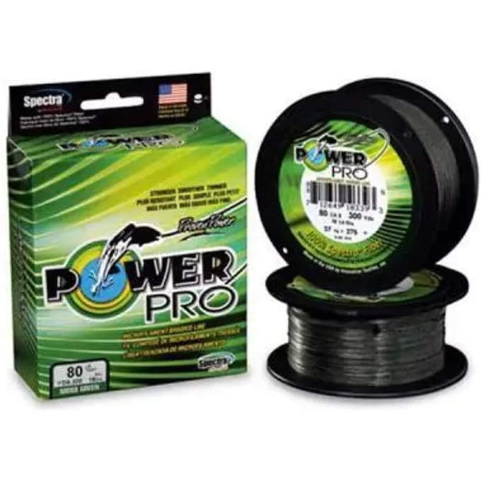 Power Pro Dyneema | Moss Green | 0.41mm | 1370m