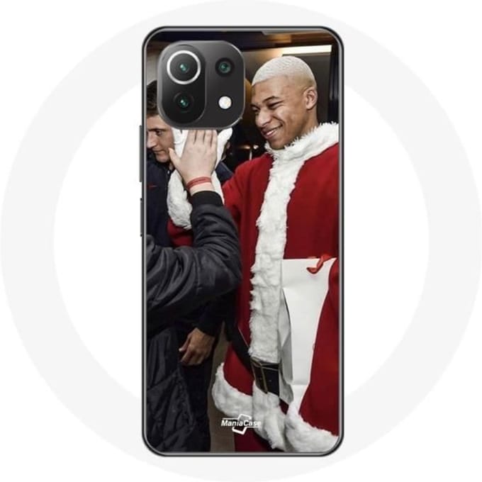 Coque pour Xiaomi Mi 11 Lite Mbappé Foot Joyeux noël
