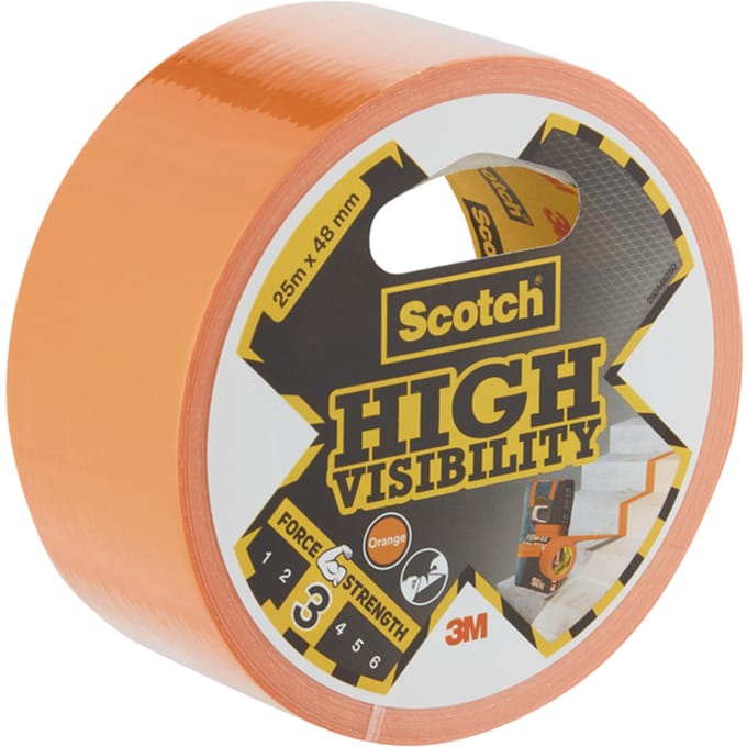 Plakband Scotch high visibility 48mmx25m oranje