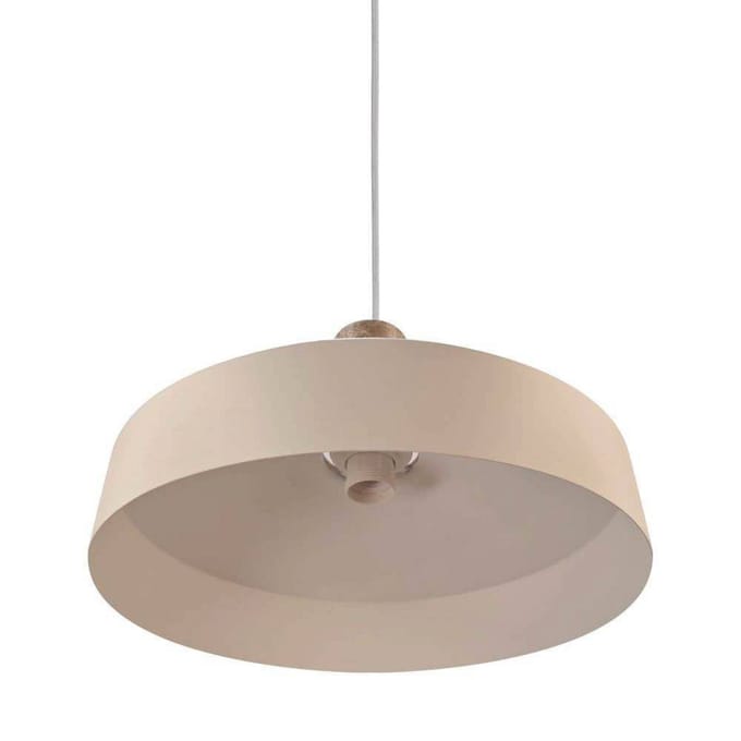 Nordlux Hanglamp Elvas, beige, Ø 37 cm, metaal/marmer