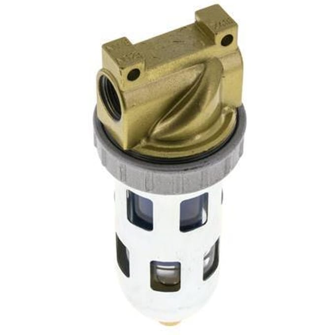 Microfilter 0.01micron G1/4'' 560l/min Semi-Automatische Beschermende Kooi Polycarbonaat Standaard 1
