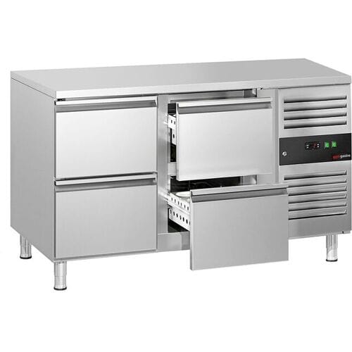 GGM Gastro Kühltisch ECO - 1360x700mm - mit 4 Schubladen