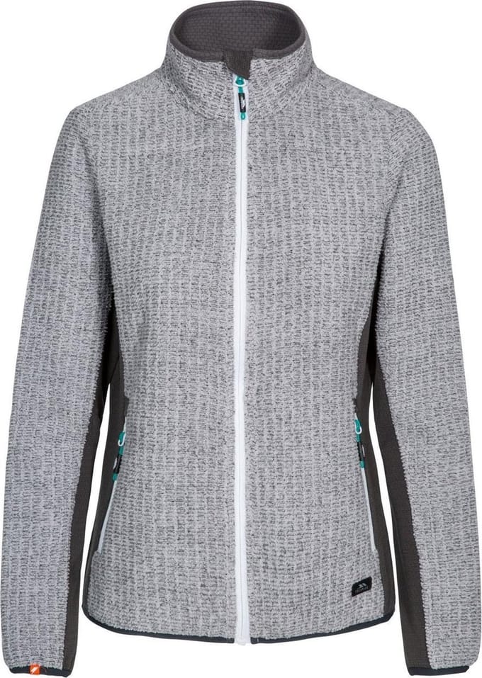 Trespass dames fleecejas/fleecepullover Liggins - Damesfleece grijs gemêleerd