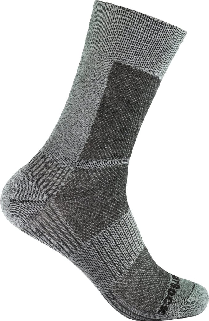Wrightsock Merino Coolmesh II Lightweight Crew (Maat - M, Kleur - Grey/Smoke)