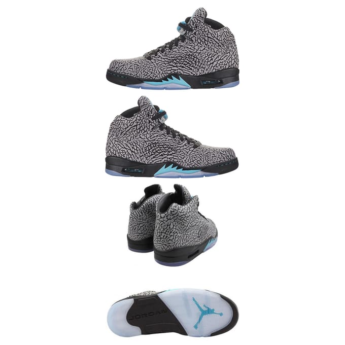 Jordan 5 Retro 3Lab5 599581-007 42.5 gray