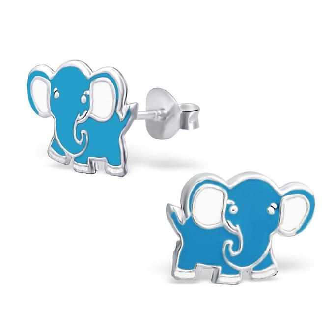 Princess Oorbellen Olifant - 925 Zilver - Dier - 11x8mm