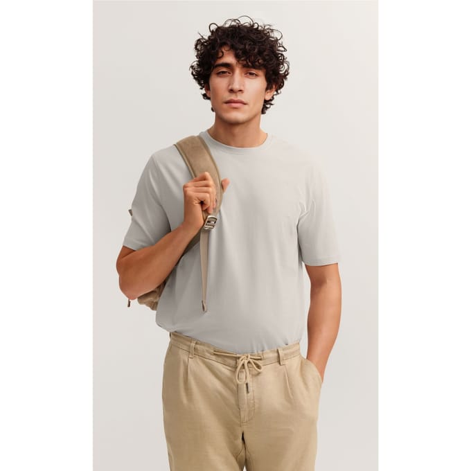 Bugatti Herren Katoenen T-shirt Modern Fit ronde hals