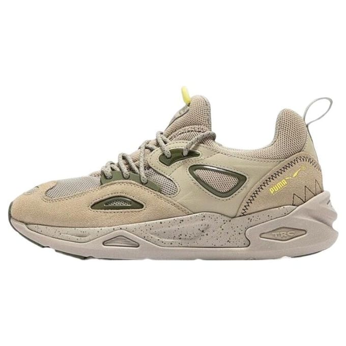 Puma TRC Blaze Elevated Hike Birch Tree Green Moss Unisex Sneakers 390161-02 43 gray