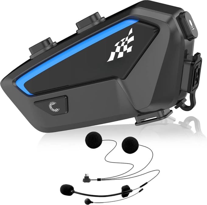 Lexium Motorhelm headset - Cadeau voor hem - Headset helm - Intercom motor - Motorhelm headset bluetooth
