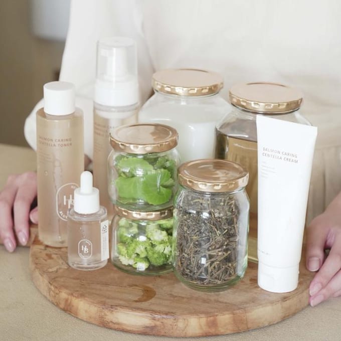 HEVEBLUE - Salmon Caring Centella Bubble Cleanser - Koreaanse huidverzorging
