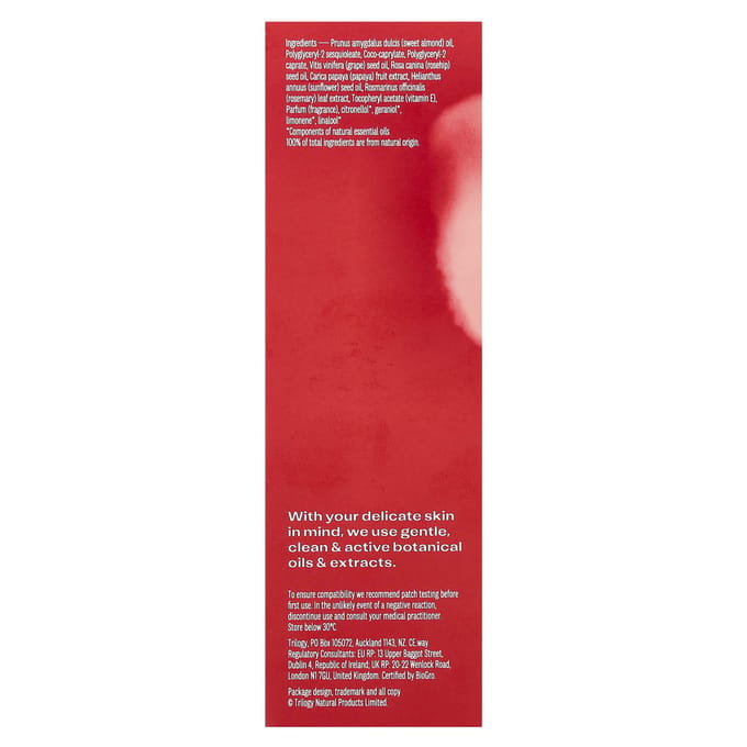 Trilogy, Rosehip Transformation Cleansing Oil, 100 ml (3.38 oz) red