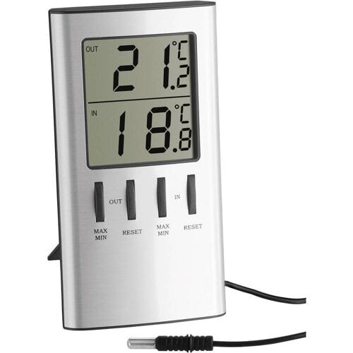 TFA Dostmann 30.1027 30.1027 Thermometer Zilver (metallic)