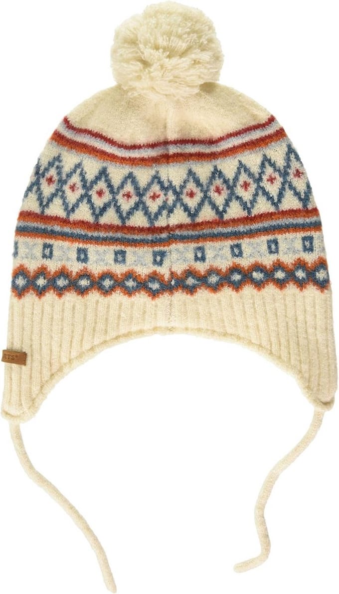 Warme Unisex Baby Muts met Zikzakschepen en Bandjes