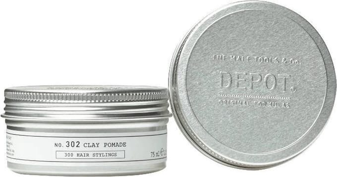 Dépôt, 300 Coiffures Non. 302, Filtre UV, Pommade Coiffante, Pour Volume & Texture, 75 ml