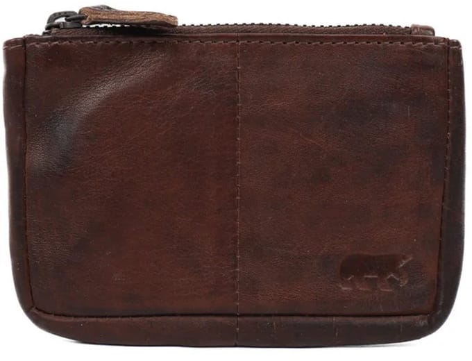 Bear Design Lyla Ritsportemonnee / Sleuteletui - Bruin