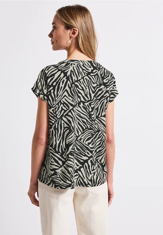 Gedessineerde blouse
